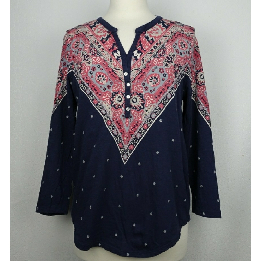 Lucky Brand Los Angeles CA Blouse size L
